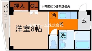 ハイムKUSAKIの物件間取画像